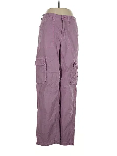 Pre-owned American Eagle Outfitters Cargo Pants In Purple