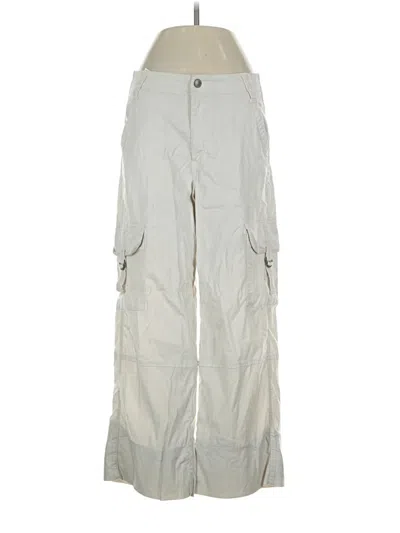 Pre-owned American Eagle Outfitters Cargo Pants In Silver