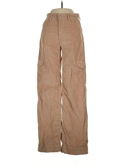 Pre-owned American Eagle Outfitters Cargo Pants In Tan