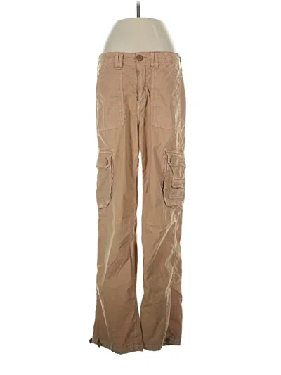 Pre-owned American Eagle Outfitters Cargo Pants In Tan
