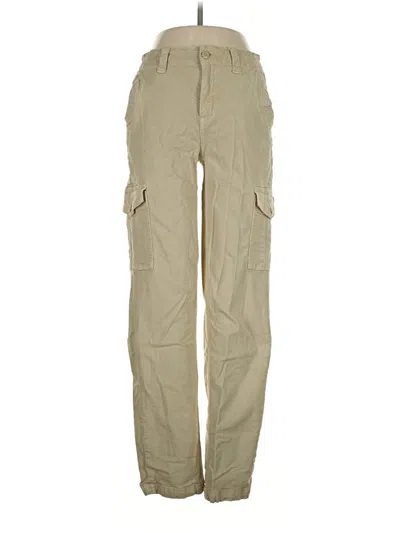 Pre-owned American Eagle Outfitters Cargo Pants In Tan
