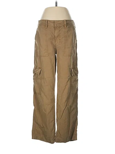Pre-owned American Eagle Outfitters Cargo Pants In Tan