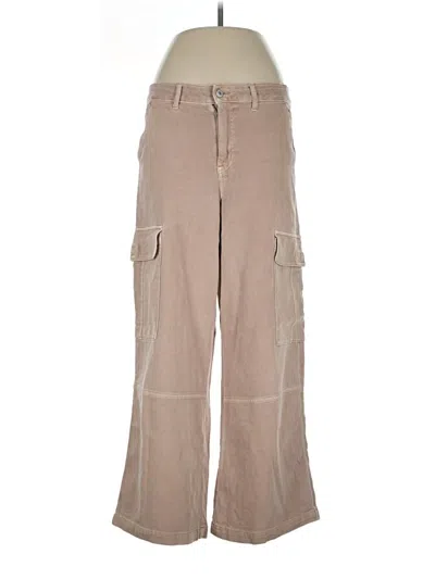 Pre-owned American Eagle Outfitters Cargo Pants In Tan