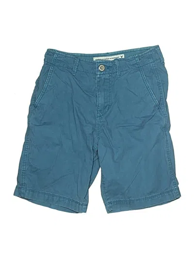 Pre-owned American Eagle Outfitters Cargo Shorts In Blue