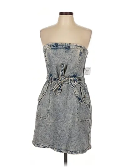 Pre-owned American Eagle Outfitters Casual Dress In Blue