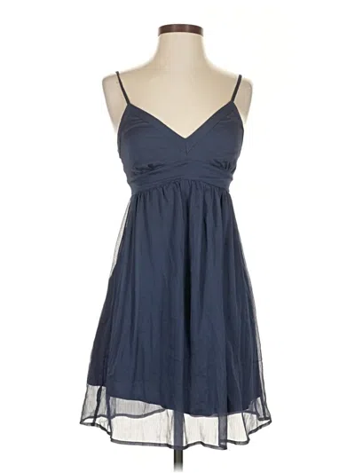 Pre-owned American Eagle Outfitters Casual Dress In Blue