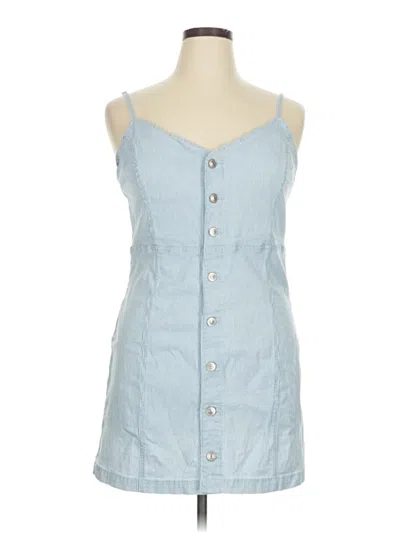Pre-owned American Eagle Outfitters Casual Dress In Blue