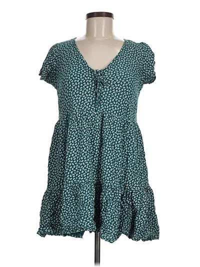 Pre-owned American Eagle Outfitters Casual Dress In Blue