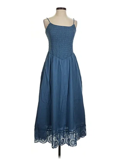 Pre-owned American Eagle Outfitters Casual Dress In Blue