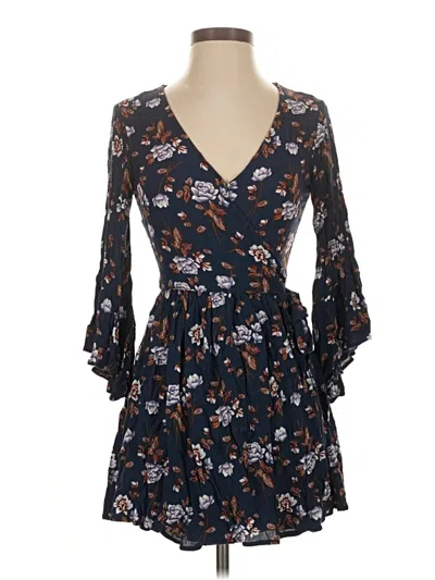 Pre-owned American Eagle Outfitters Casual Dress In Blue
