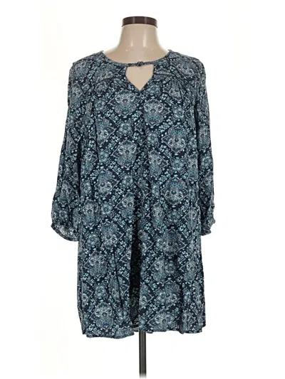 Pre-owned American Eagle Outfitters Casual Dress In Blue