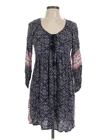 Pre-owned American Eagle Outfitters Casual Dress In Blue