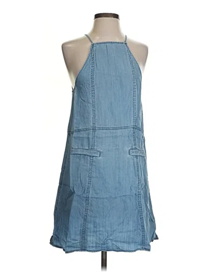 Pre-owned American Eagle Outfitters Casual Dress In Blue