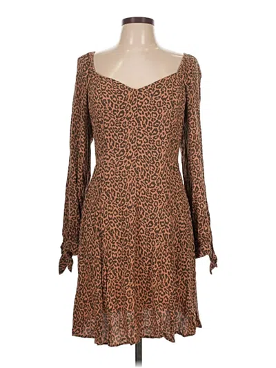 Pre-owned American Eagle Outfitters Casual Dress In Brown