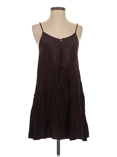 Pre-owned American Eagle Outfitters Casual Dress In Brown