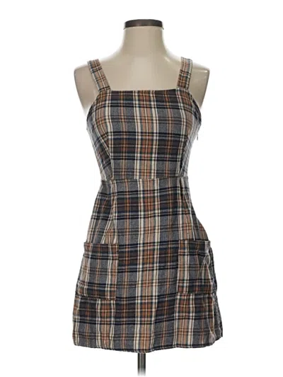 Pre-owned American Eagle Outfitters Casual Dress In Brown