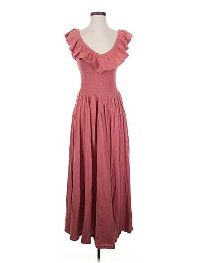 Pre-owned American Eagle Outfitters Casual Dress In Burgundy