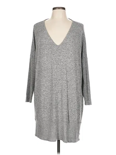 Pre-owned American Eagle Outfitters Casual Dress In Gray
