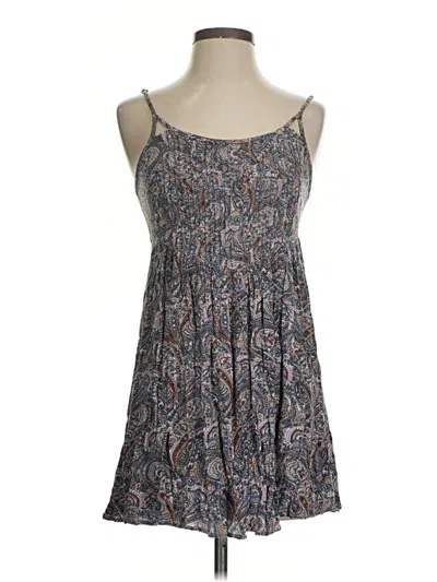 Pre-owned American Eagle Outfitters Casual Dress In Gray