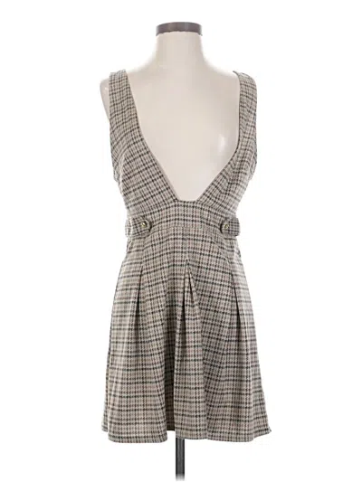 Pre-owned American Eagle Outfitters Casual Dress In Gray
