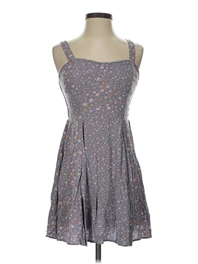Pre-owned American Eagle Outfitters Casual Dress In Gray