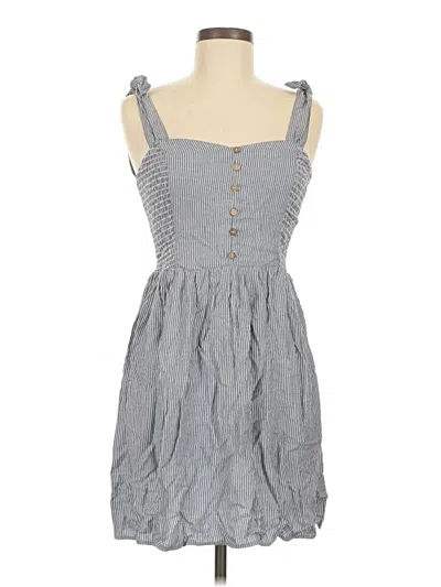 Pre-owned American Eagle Outfitters Casual Dress In Gray