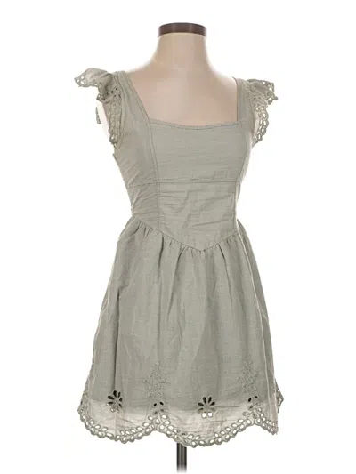 Pre-owned American Eagle Outfitters Casual Dress In Gray