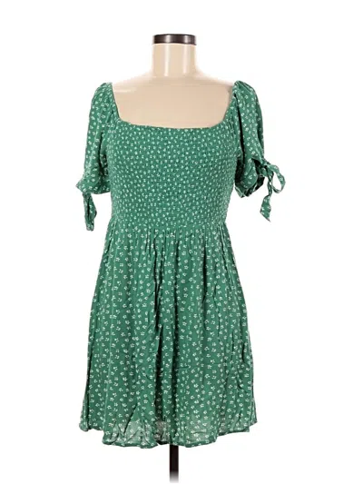 Pre-owned American Eagle Outfitters Casual Dress In Green