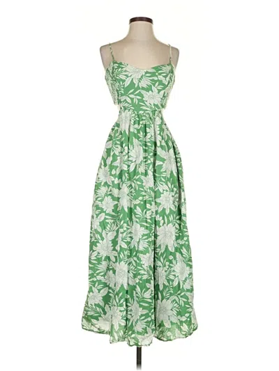 Pre-owned American Eagle Outfitters Casual Dress In Green