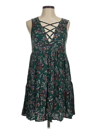 Pre-owned American Eagle Outfitters Casual Dress In Green