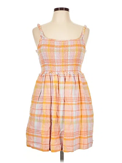 Pre-owned American Eagle Outfitters Casual Dress In Orange