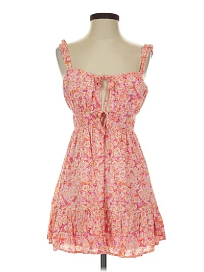 Pre-owned American Eagle Outfitters Casual Dress In Pink