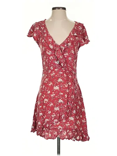 Pre-owned American Eagle Outfitters Casual Dress In Red