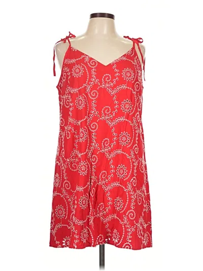 Pre-owned American Eagle Outfitters Casual Dress In Red