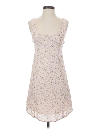 Pre-owned American Eagle Outfitters Casual Dress In Tan