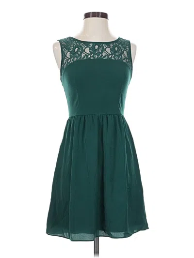 Pre-owned American Eagle Outfitters Casual Dress In Teal