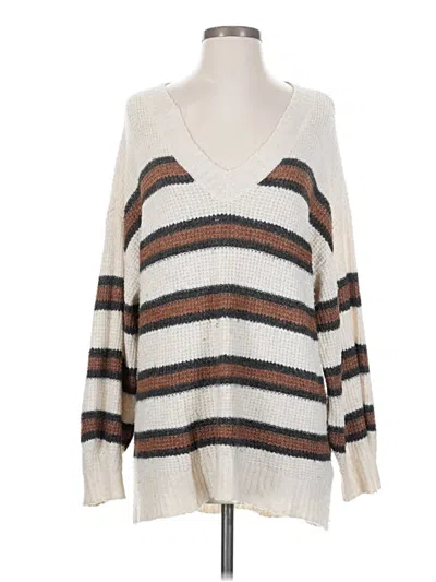 Pre-owned American Eagle Outfitters Casual Dress In White