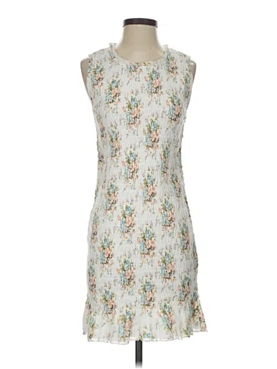 Pre-owned American Eagle Outfitters Casual Dress In White
