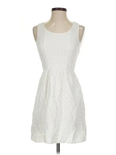 Pre-owned American Eagle Outfitters Casual Dress In White