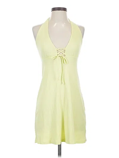Pre-owned American Eagle Outfitters Casual Dress In Yellow