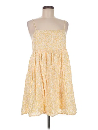 Pre-owned American Eagle Outfitters Casual Dress In Yellow