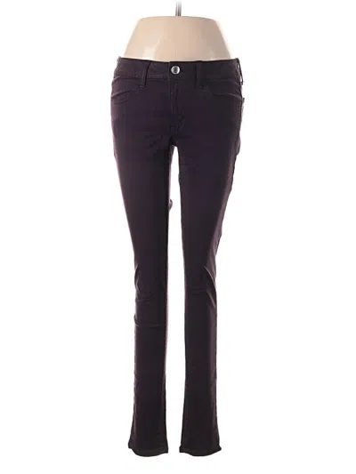 Pre-owned American Eagle Outfitters Casual Pants In Burgundy