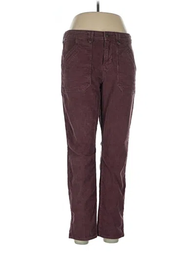 Pre-owned American Eagle Outfitters Casual Pants In Burgundy