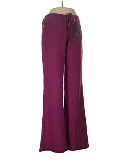 Pre-owned American Eagle Outfitters Casual Pants In Burgundy