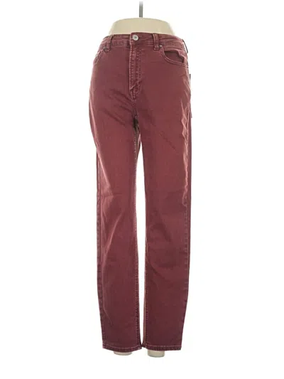Pre-owned American Eagle Outfitters Casual Pants In Burgundy