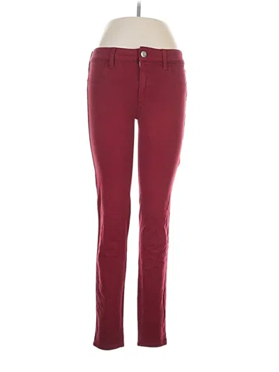 Pre-owned American Eagle Outfitters Casual Pants In Burgundy