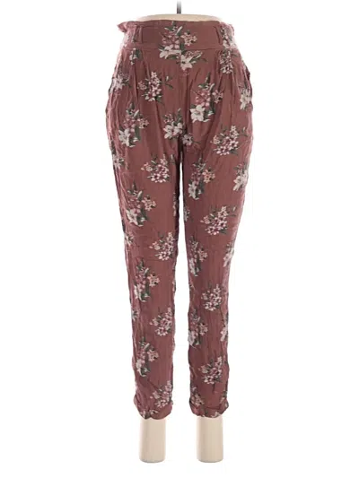 Pre-owned American Eagle Outfitters Casual Pants In Burgundy
