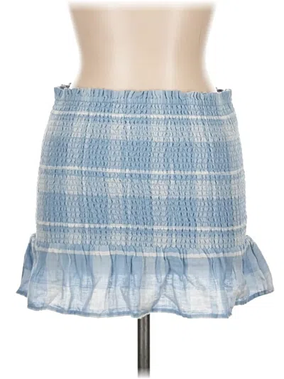 Pre-owned American Eagle Outfitters Casual Skirt In Blue