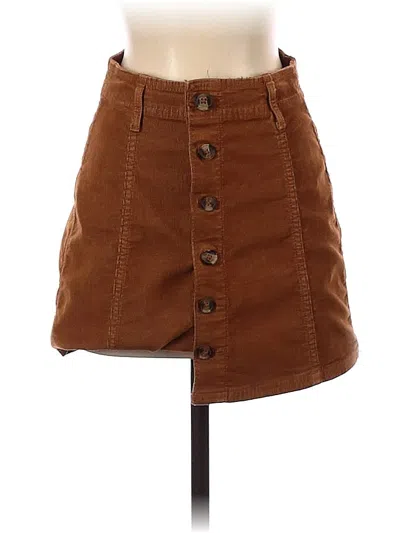Pre-owned American Eagle Outfitters Casual Skirt In Brown