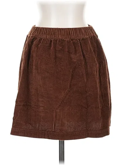 Pre-owned American Eagle Outfitters Casual Skirt In Brown